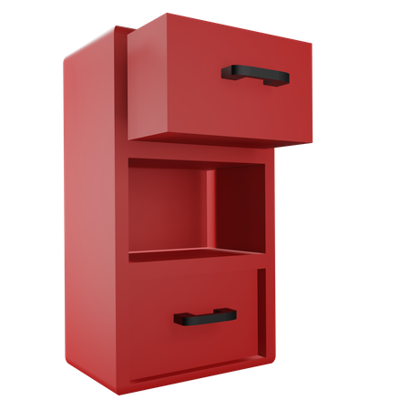 File Cabinet 3D Icon