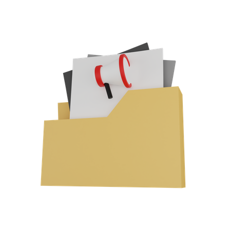 File Campaign  3D Icon