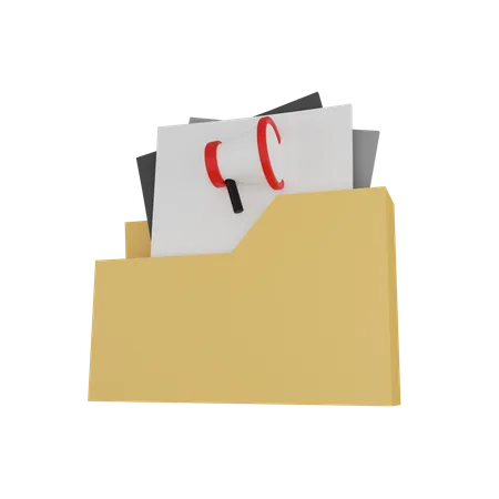File Campaign  3D Icon