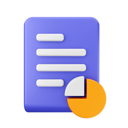 File Chart 3D Icon