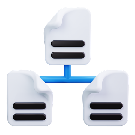 File Connection  3D Icon