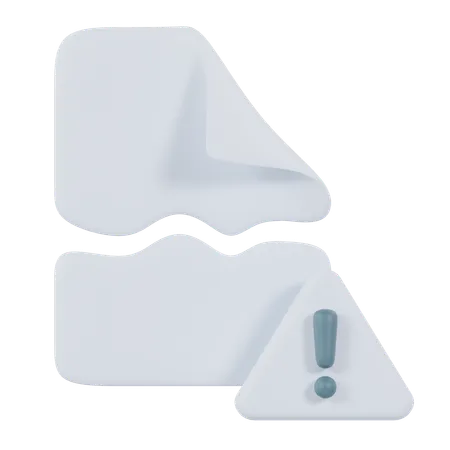 File Corrupt  3D Icon