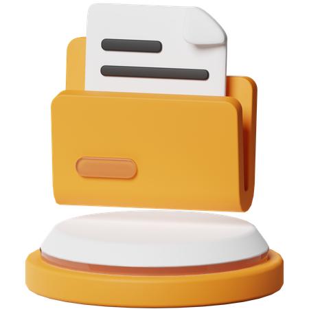 File Data Document  3D Icon