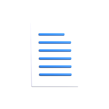 File Default  3D Icon