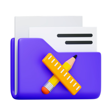 File design  3D Icon