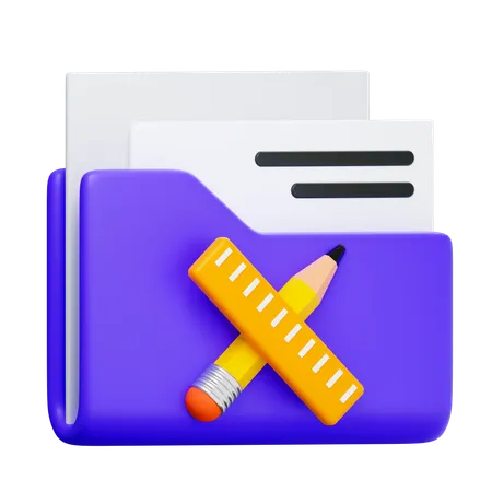 File design  3D Icon