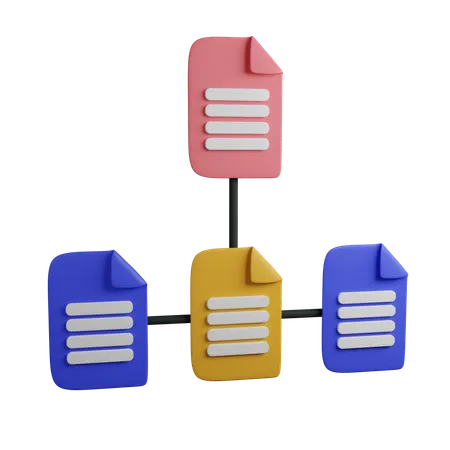 File Diagram 3 D Icon Contains PNG BLEND GLTF And OBJ Files 3D Icon