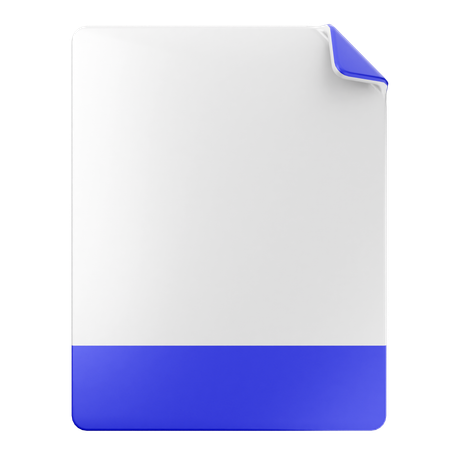 文書のファイル  3D Icon