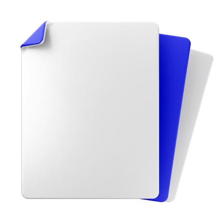 File Document  3D Icon