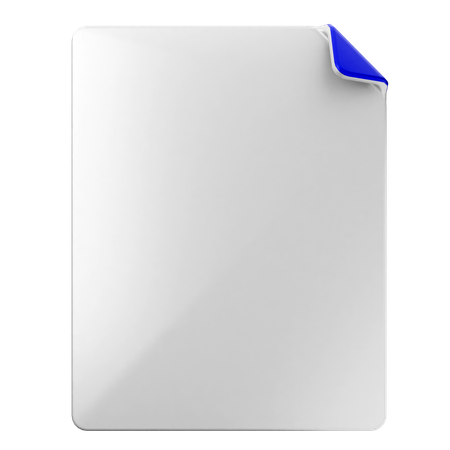 File Document  3D Icon