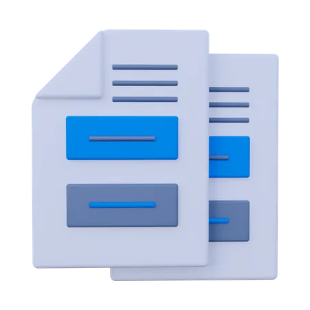 File Document  3D Icon
