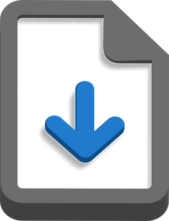 File download  3D Icon