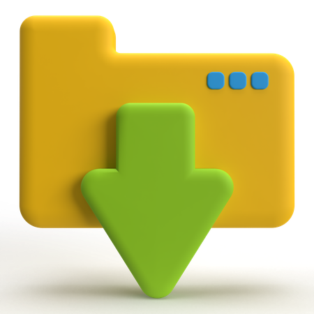 File Download  3D Icon