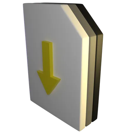 File Download  3D Icon