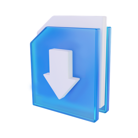 File Download  3D Icon