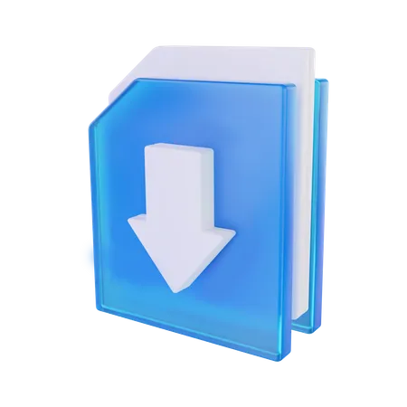 File Download  3D Icon