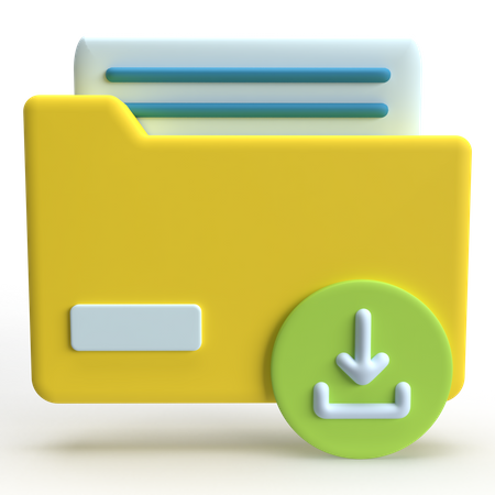 File Download  3D Icon