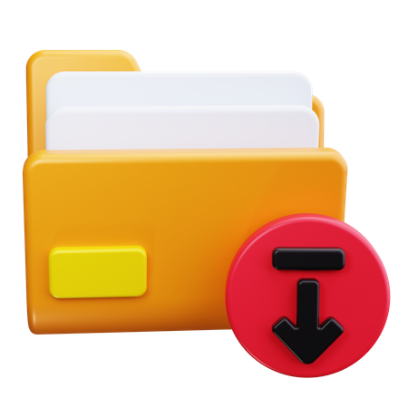 File Download  3D Icon