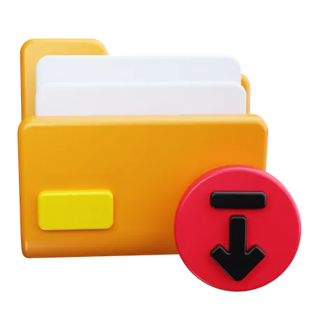 File Download  3D Icon