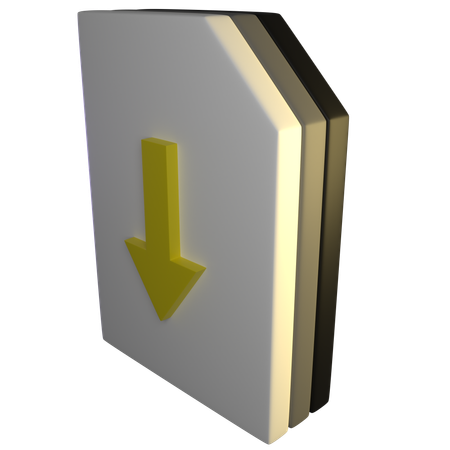 File Download  3D Icon