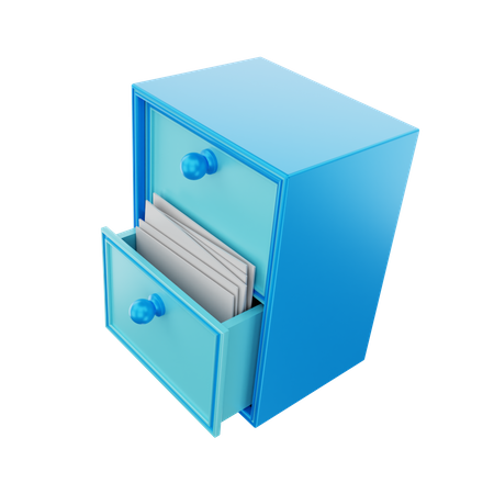 File Drawer  3D Illustration