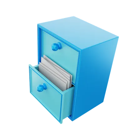 File Drawer  3D Illustration