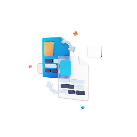 File Duplication  3D Icon