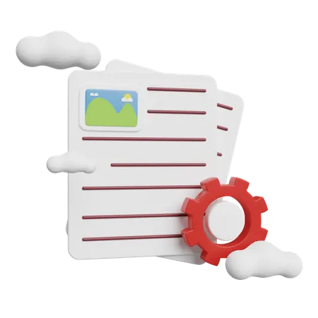 File And Documents 3D Icon