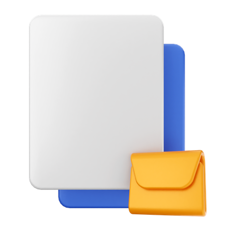 File Email Message  3D Icon