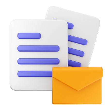 File Email Message  3D Icon