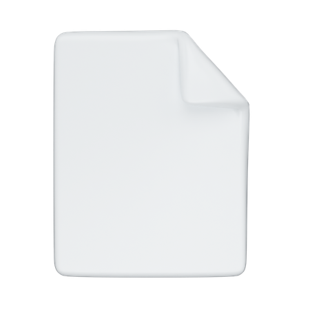 File Empty  3D Icon
