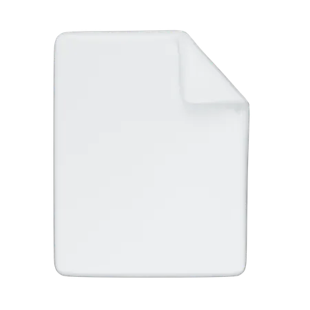 File Empty  3D Icon