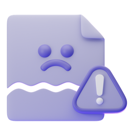 FILE ERROR  3D Icon