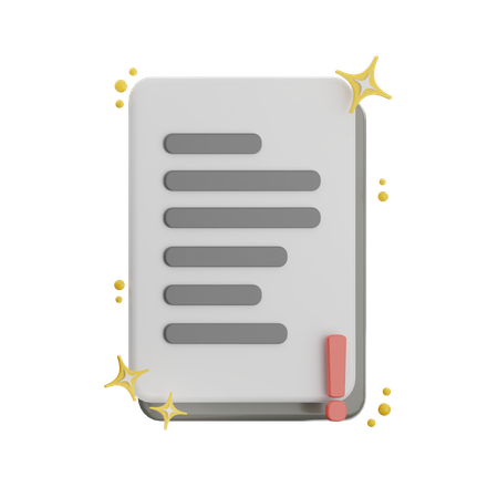 File Error  3D Icon