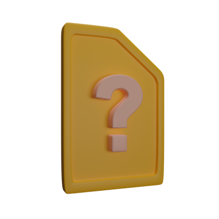 File Error  3D Icon