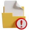 File Error Alert Icon