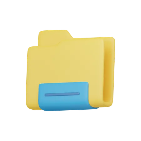 File Explorer With Transparent Background 3D Icon
