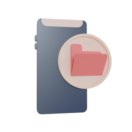 File Explorer App  3D Illustration