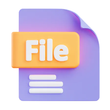 File Extension 3D Icon