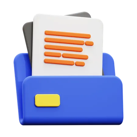 File folder  3D Icon