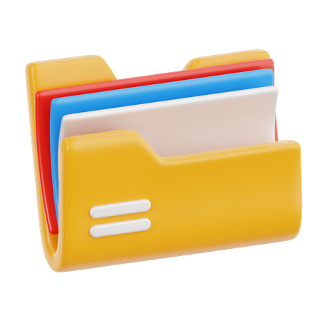 ファイルフォルダー  3D Icon