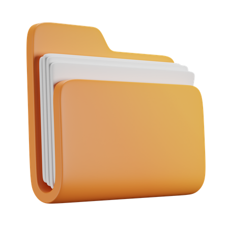 ファイルフォルダー  3D Icon