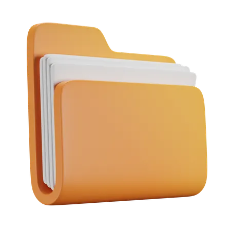 ファイルフォルダー  3D Icon