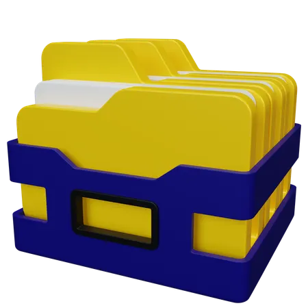 파일 폴더  3D Icon