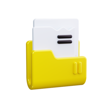 File folder  3D Icon