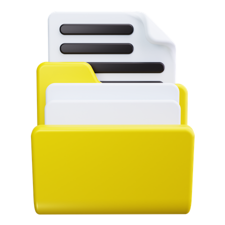 File Folder  3D Icon