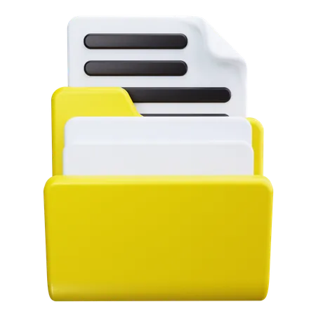 File Folder  3D Icon