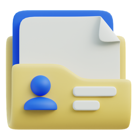 File folder  3D Icon