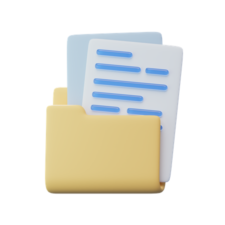 File Folder  3D Icon