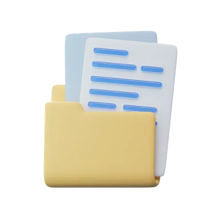 File Folder  3D Icon